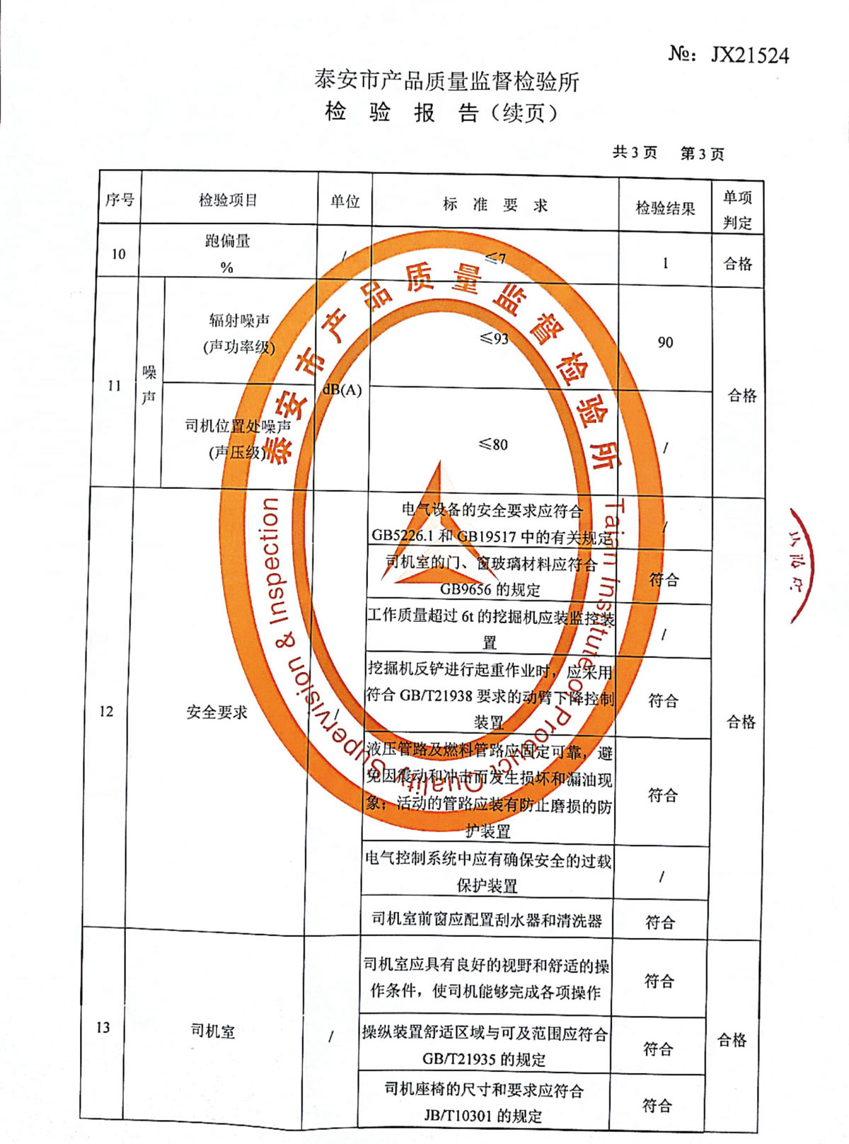 檢驗(yàn)報(bào)告