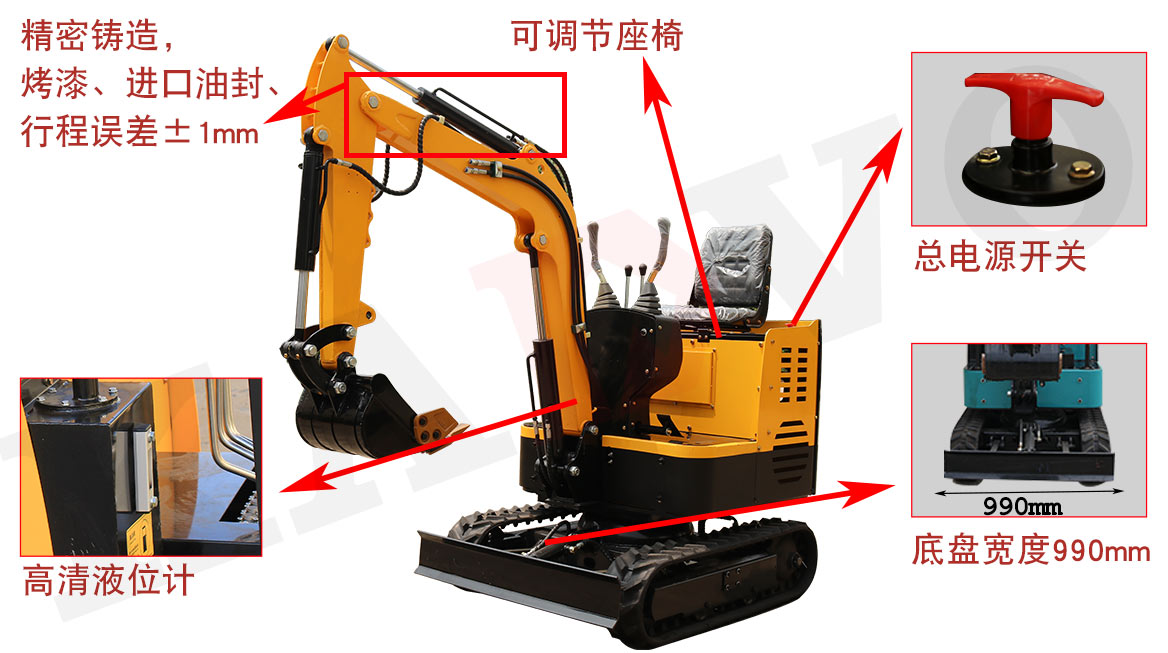 KV15A小型挖掘機(jī)標(biāo)準(zhǔn)配置 KV15A小型挖掘機(jī)標(biāo)準(zhǔn)配置