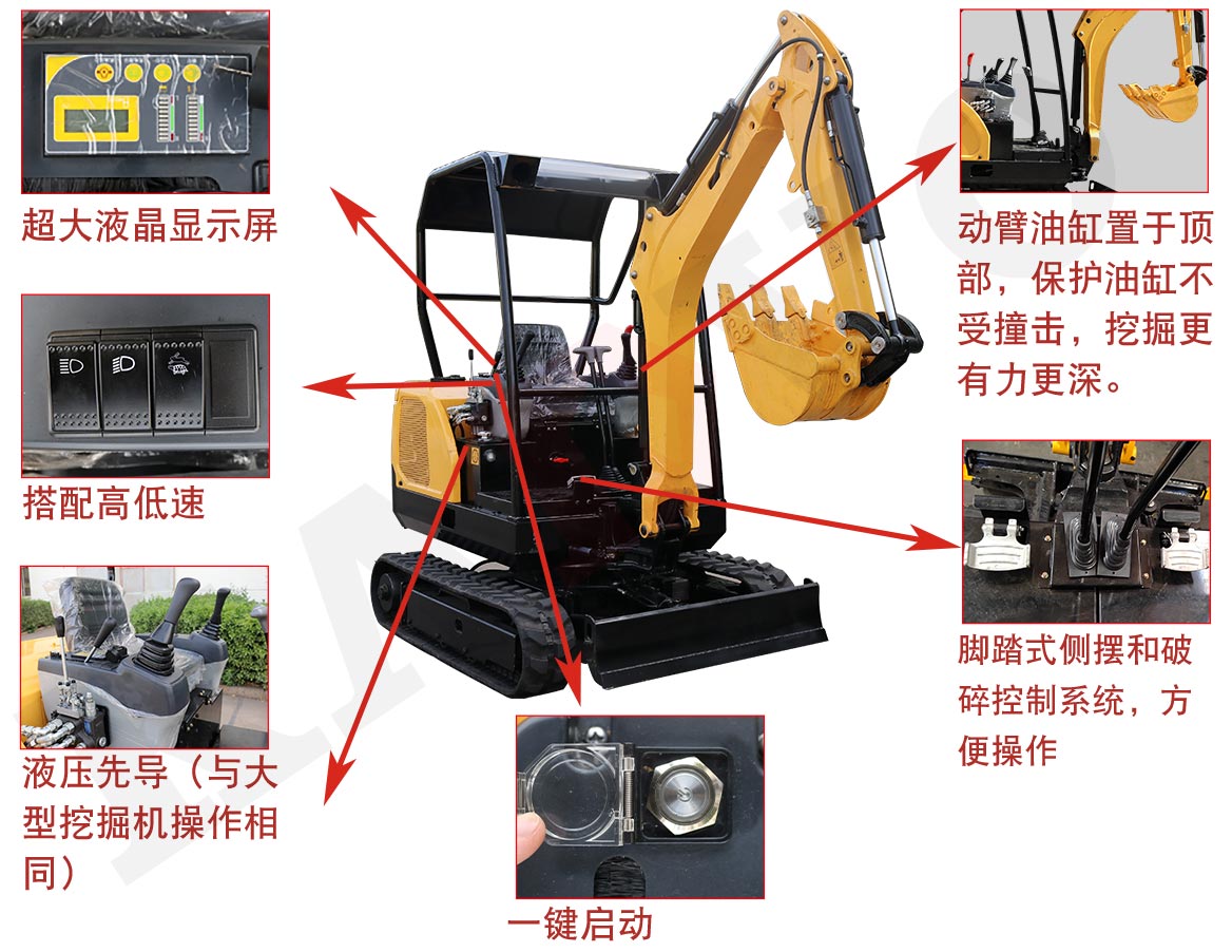 KV20S小型挖掘機(jī)標(biāo)準(zhǔn)配置 KV20S小型挖掘機(jī)標(biāo)準(zhǔn)配置