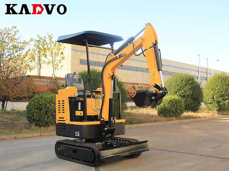 小型挖掘機推土鏟的功能