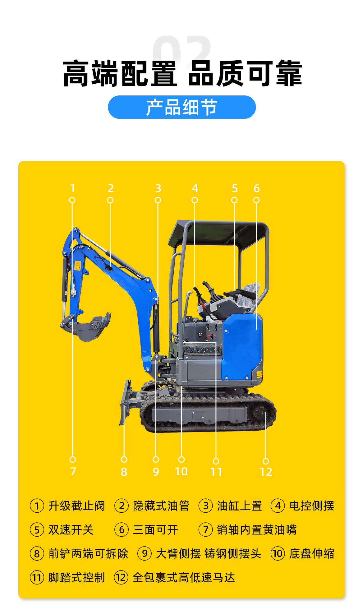 Mini Excavator-KV16 小型挖掘機(jī)-KV16